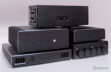 Akasa Expands Fanless Case Compatibility for ASUS NUC 15 Pro and Introduces HPC Liquid Coolers Ahead of COMPUTEX 2025