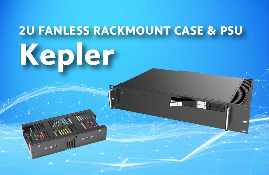 Akasa Introduces Kepler: A 2U Rackmount Fanless Case Designed for Silent Computing in Industrial Applications
