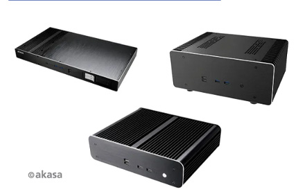 Akasa announces Plus variants for the Galileo, Euler, and Maxwell fanless cases, and more at Embedded World 2022!