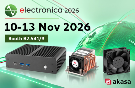 Join Akasa at electronica 2026 in Munich, Germany