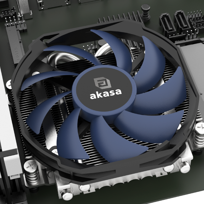 thumbnail image 2 of Silverstone Kr01 Krypton 54mm Tall AMD Socket Am2/am3/am4/fm1/fm2 CPU... 2 of 9